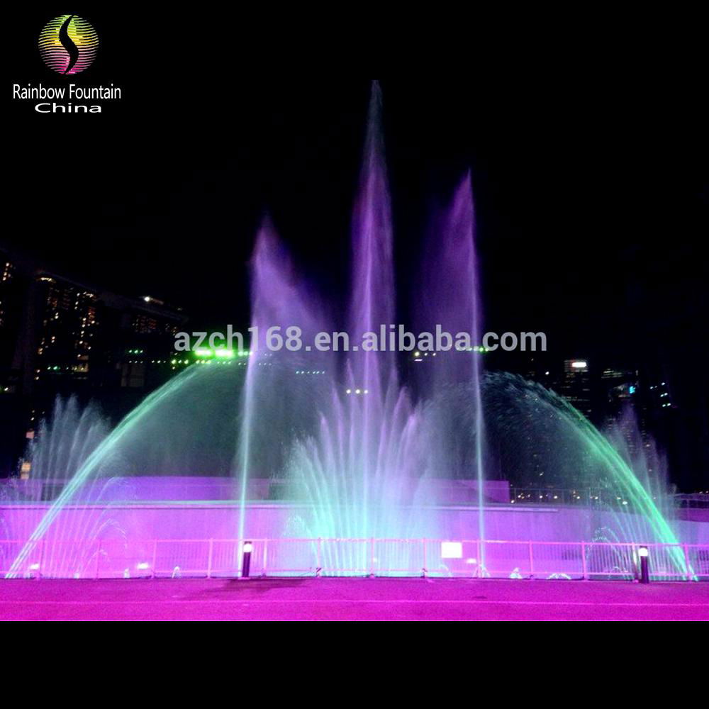 Singapore National Day Celebration Outdoor Music Dancing Water Fountain Show 5