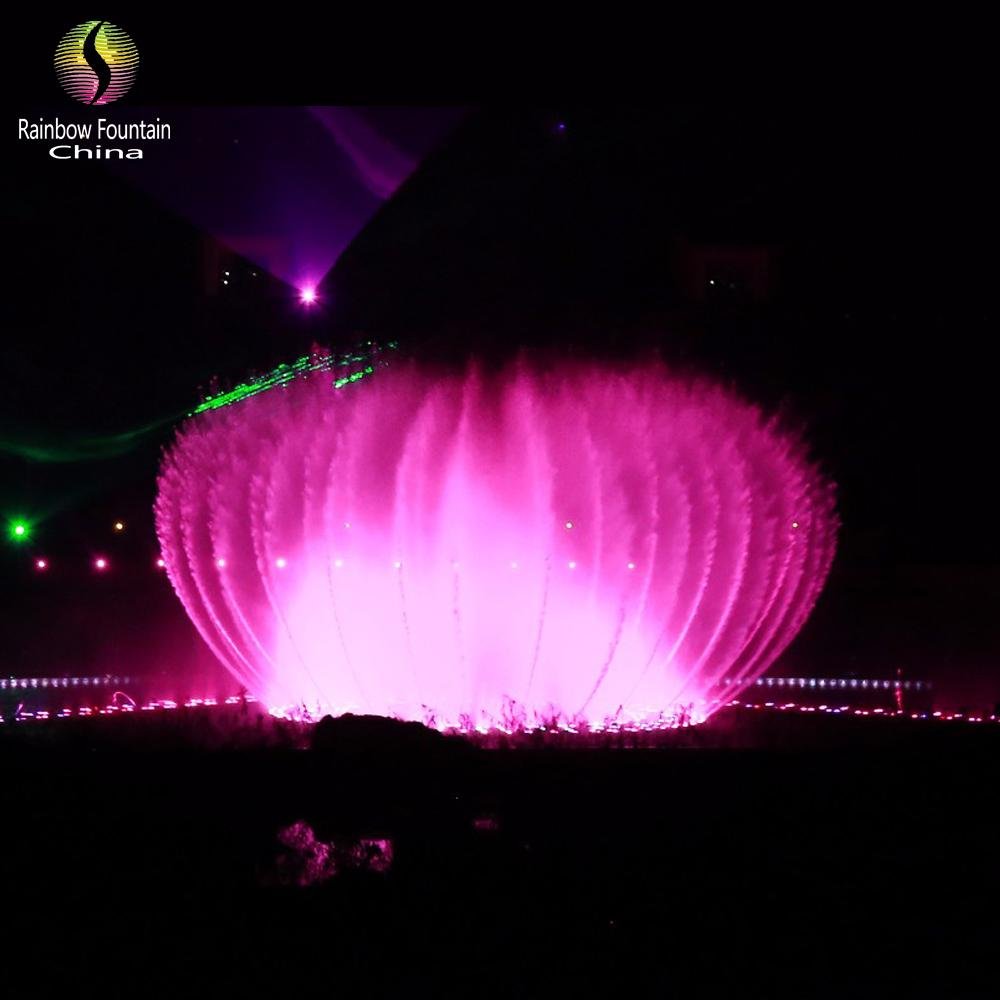 2017 Huangguoshu National Park 110*30 Meters Large Musical Water Fountain Design 2