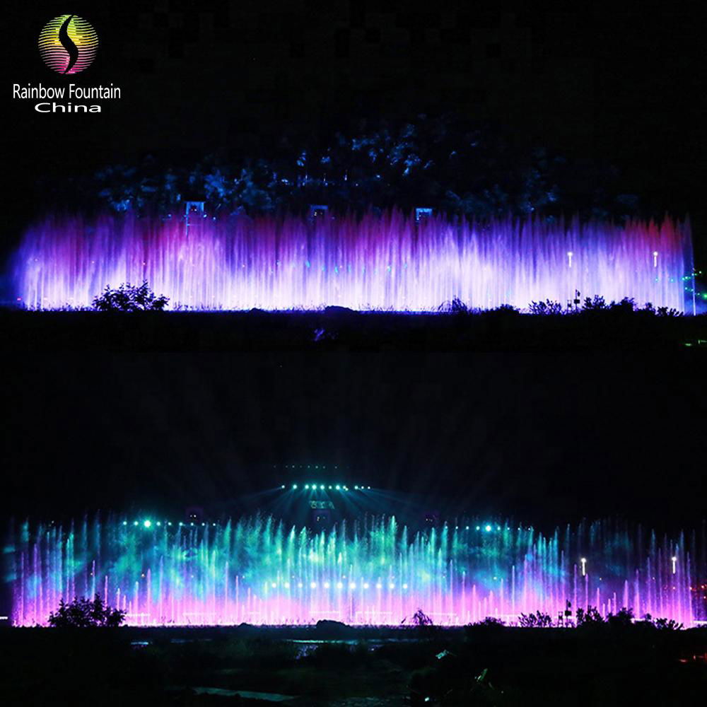 2017 Huangguoshu National Park 110*30 Meters Large Musical Water Fountain Design 3