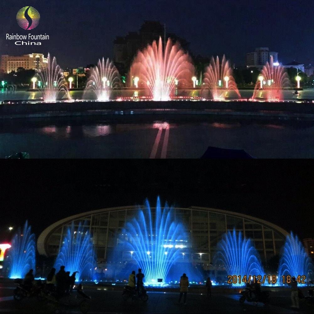 2014 China RGB LED Lights Outdoor Dancing Water Pool Fountain 3