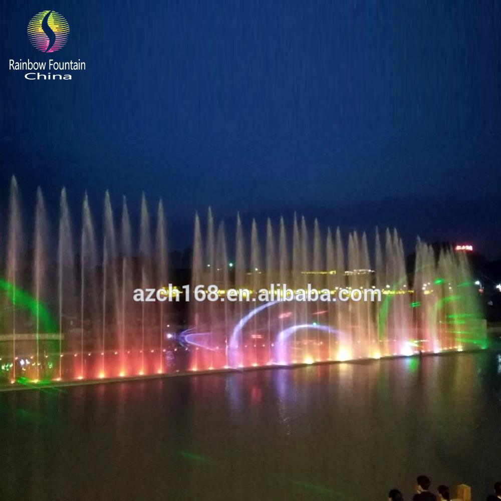 2015 Outdoor Water Feature Large Lake Music Dancing Fountain in China 4