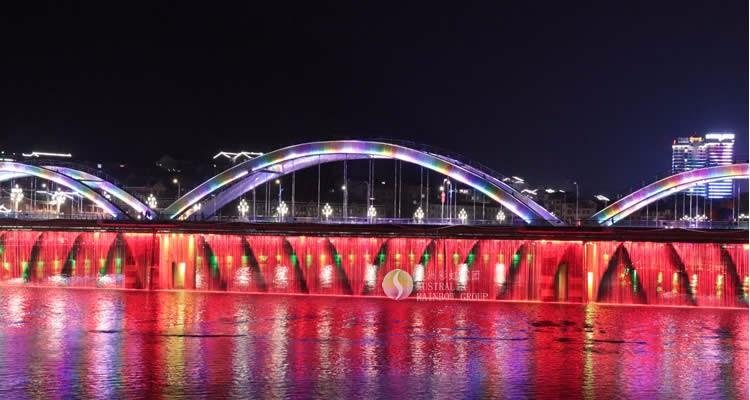 2016 China Rainbow Bridge Digital Water Curtain Fountain 2