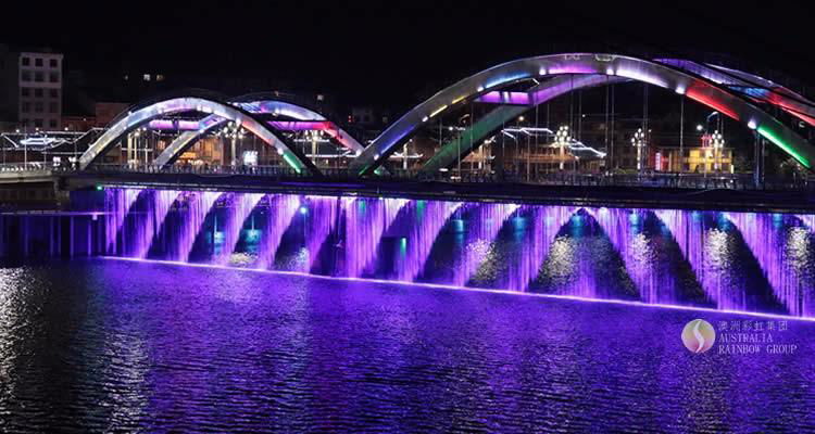 2016 China Rainbow Bridge Digital Water Curtain Fountain 5