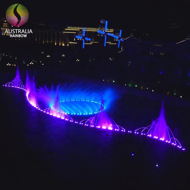 Customized Design Musical Water Show Lake Floating Fountain in China 3