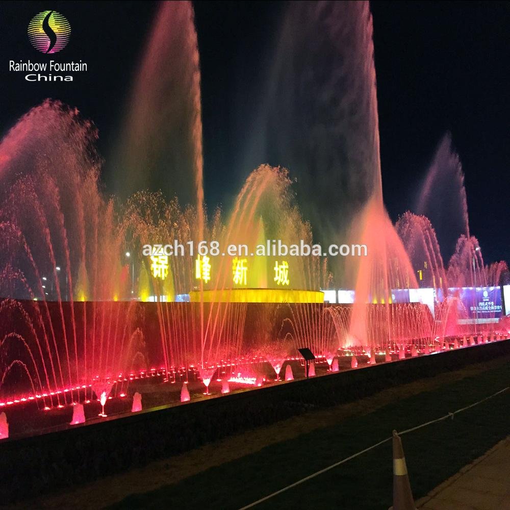 70*20 Meters Ornamental Water Feature Outdoor Music Dancing Pond Fountain 3