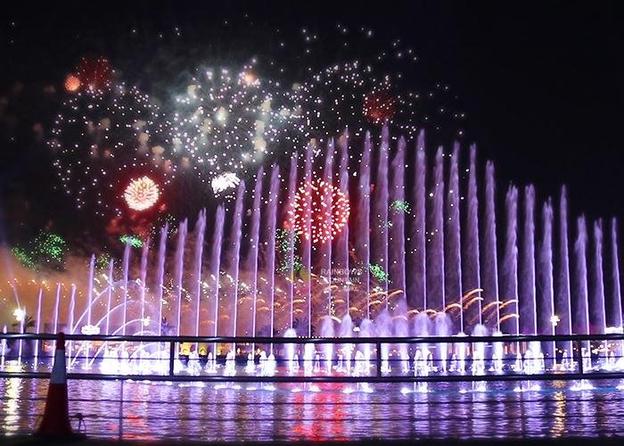 2019 Saudi Arabia Riyadh Season Amazing Multimedia Large Music Dancing Fountain 3