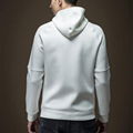 Wholesale Custom Solid Color Blank Cotton Pullover No Brand Name Hoodies for Men 2