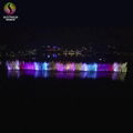 Lake Floating Music Dancing Water Fountain with Color Changing LED Lights 