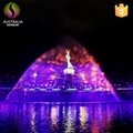 Large Outdoor Customized Water Dancing Musical Fountain with LED Light Holograph