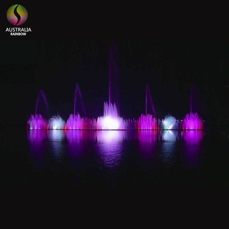 New Customized Design and Construction Floating Music Water Fountain 3