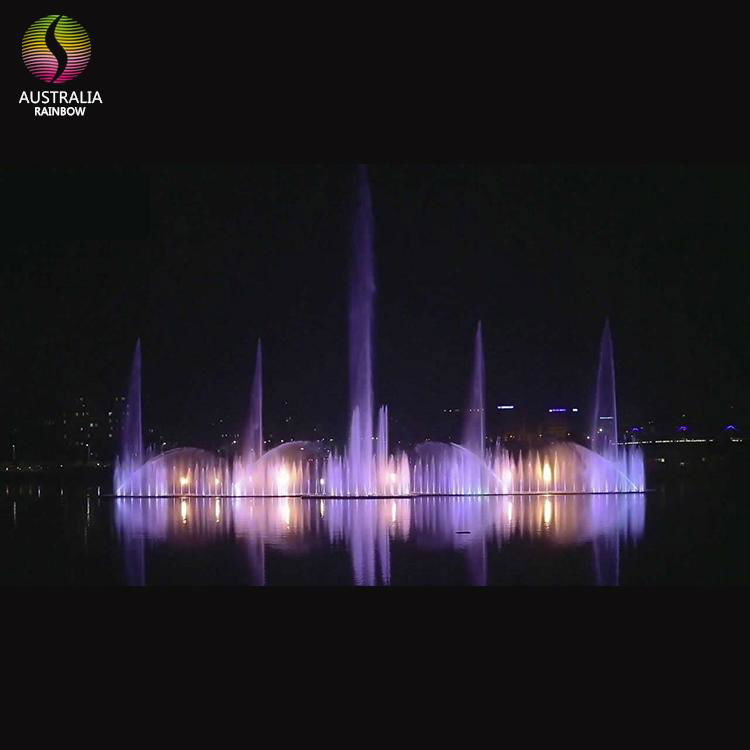New Customized Design and Construction Floating Music Water Fountain 5