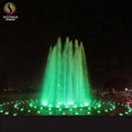 Hidden in Ground Pool Dry Fountain with Music and Colorful LED Lights