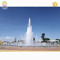 China Supplier Music Dancing Dry Ground Water Stainless Steel Floor Fountain 2