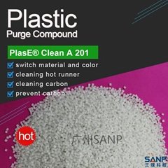 SANP purging compound for extrusion machine change color & material