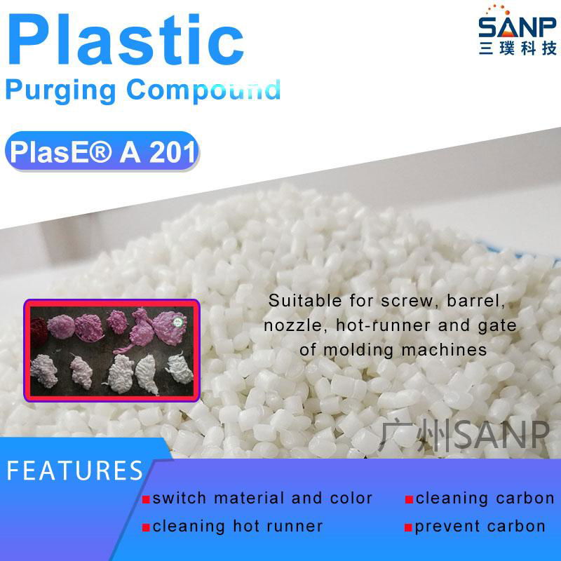 SANP purging compound for blow film machine PE carbide cleaning & prevention