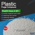 Plastic cleaning compound for injection