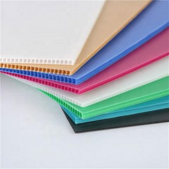 Corrugated plastic sheet