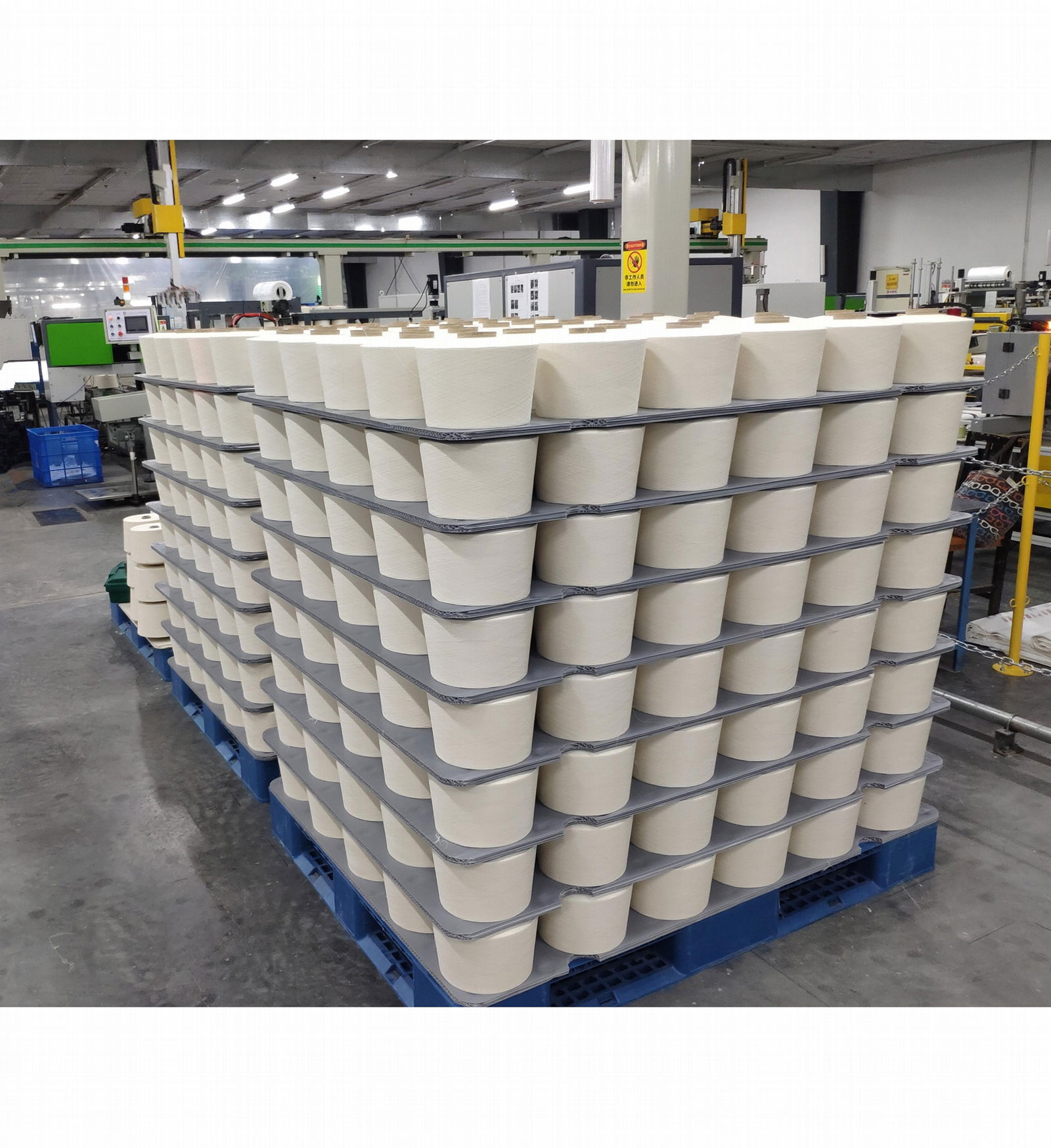 Corrugated plastic layer pads