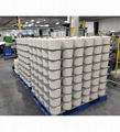 Corrugated plastic layer pads