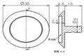 Luminous Stainless Steel Tactile Stud 1