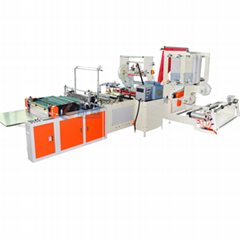 High speed full automatic all-in-one courier bag making machine