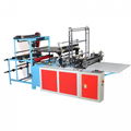 High output double-lane heat-sealing & cold-cutting bag making machine