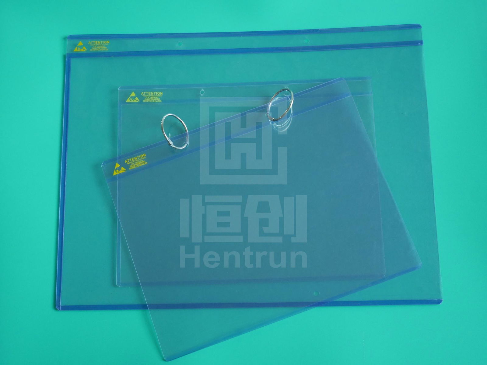 Customized PVC Suspended hard ESD card case 5