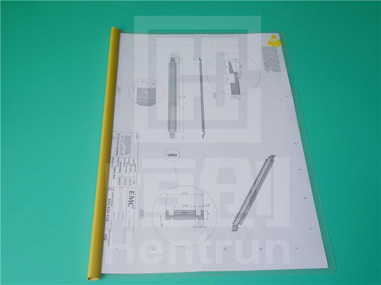 Anti-static A4 pull clip report cover ,Document folder paper file folder  5