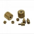 CNC machining of H59 brass non-standard hardware parts one set of various metal  2