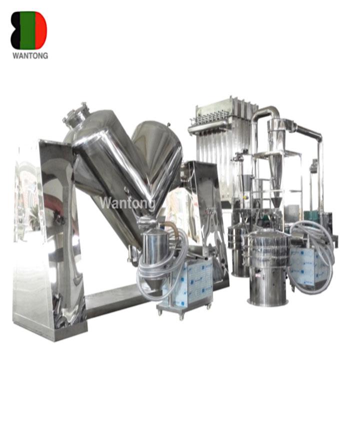 V shaped mixer mixing machine with forced stir 3