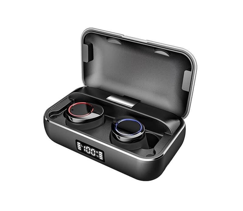 X13 tws earbuds high-end mental body with digital display 3