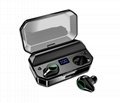 T9 tws earbuds with 7000mAh of huge battery to support charging of mobile phone 3