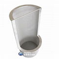 SS Perforated Mesh Bucket Basket Strainer Filter 4