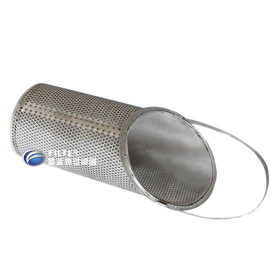 SS Perforated Mesh Bucket Basket Strainer Filter 5