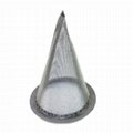 SS Conical Temporary Pipeline Mesh Basket Filter Strainer  3