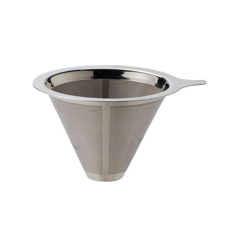 Stainless Steel Reuseable Coffee Basket Strainer  Filter Manufacture 4