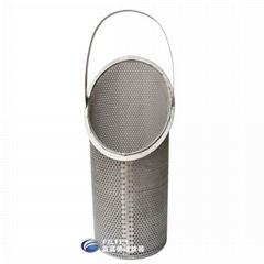 Industrial High Flow Weave Wire Mesh Basket Stainer Filter Filter Manufacture