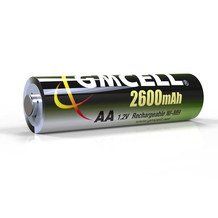 AA 1.2v 2600mAh NI-MH Rechargeable Battery