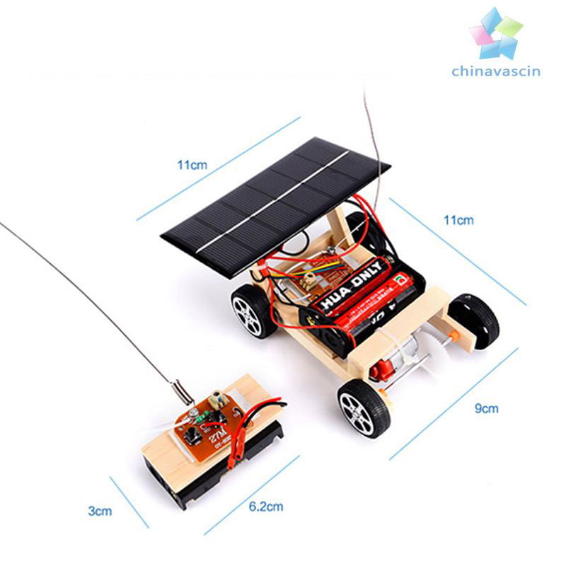 educational toy DIY Remote-controlled Solar-Motorised Racing-Car 3