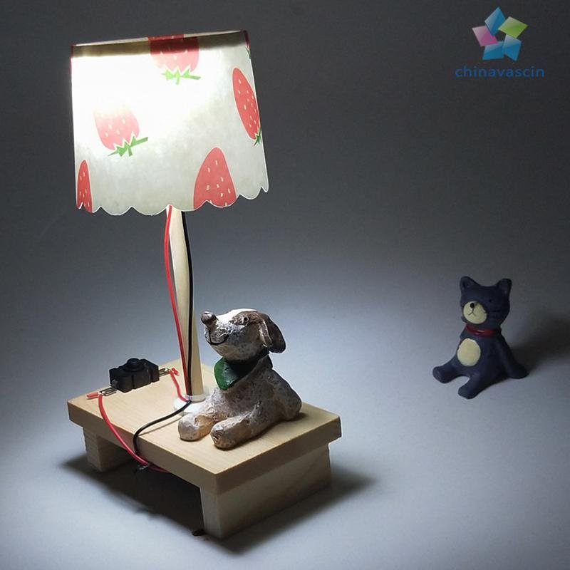 STEM toy DIY Kids Small Table Lamp 4