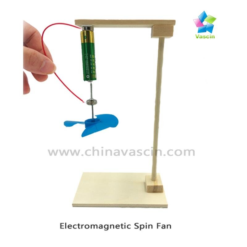 DIY Electromagnetic Spinning Fan Science Experiment Kit