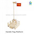 DIY Hand-cracked Flag Platform with Pulleys&Axles Learning Toys Educational kits