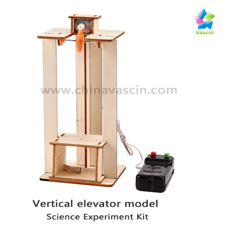 DIY Elevator Lift Kids Science Education Toy Experiment Kits 