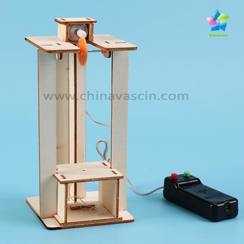 DIY Elevator Lift Kids Science Education Toy Experiment Kits  3