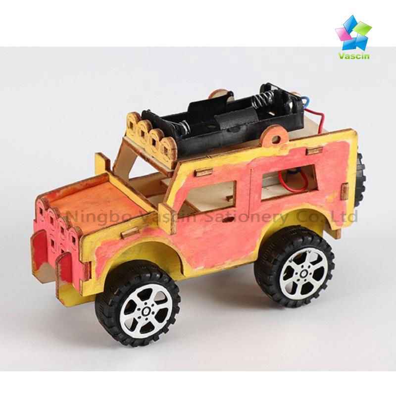 DIY Car Jeep Kids Toy Electric Vehicle Model 5