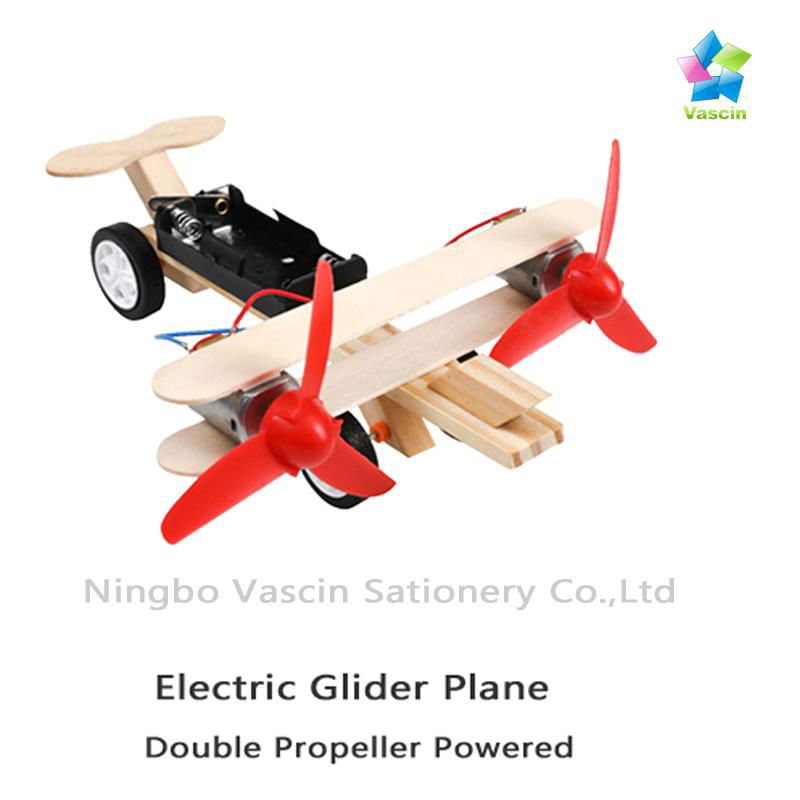 DIY Electric Glider Plane Taxiing Aircraft(Double Propellers)