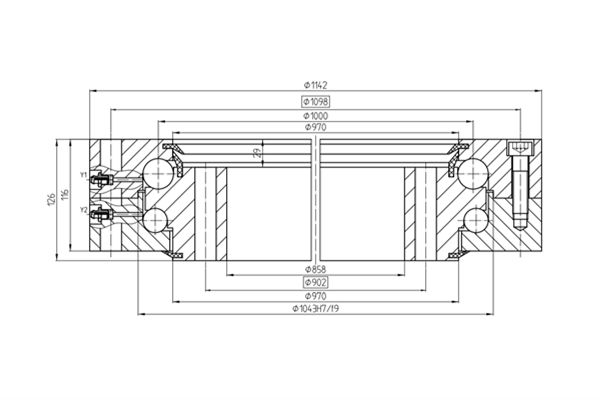 Double-Row Ball Type Slewing Ring