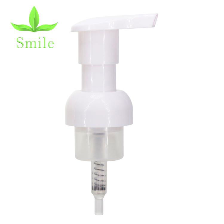 40mm hand washing mousse pumps Smile (China Manufacturer) Plastic