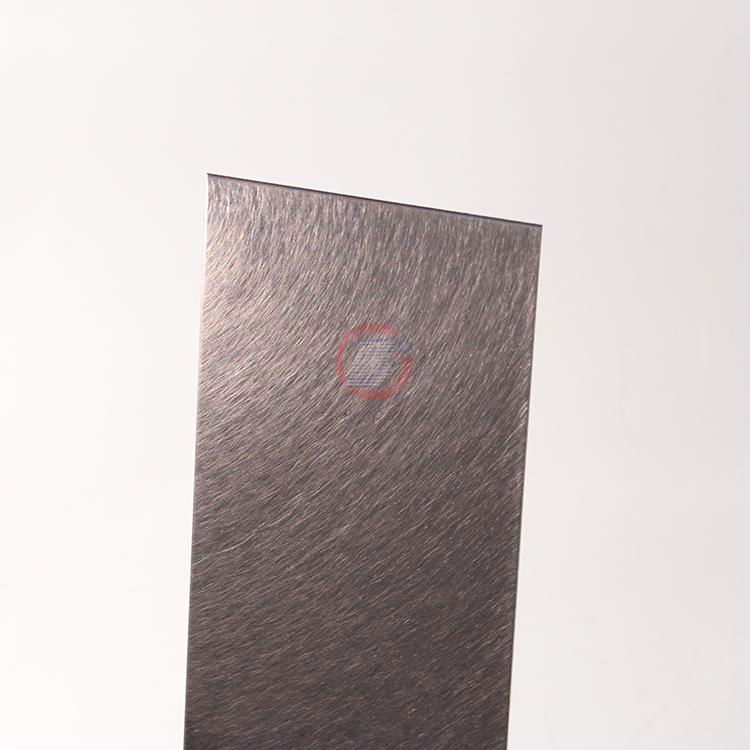 Gaobi  Brown stainless steel，Elegance furniture metalwork materials 5