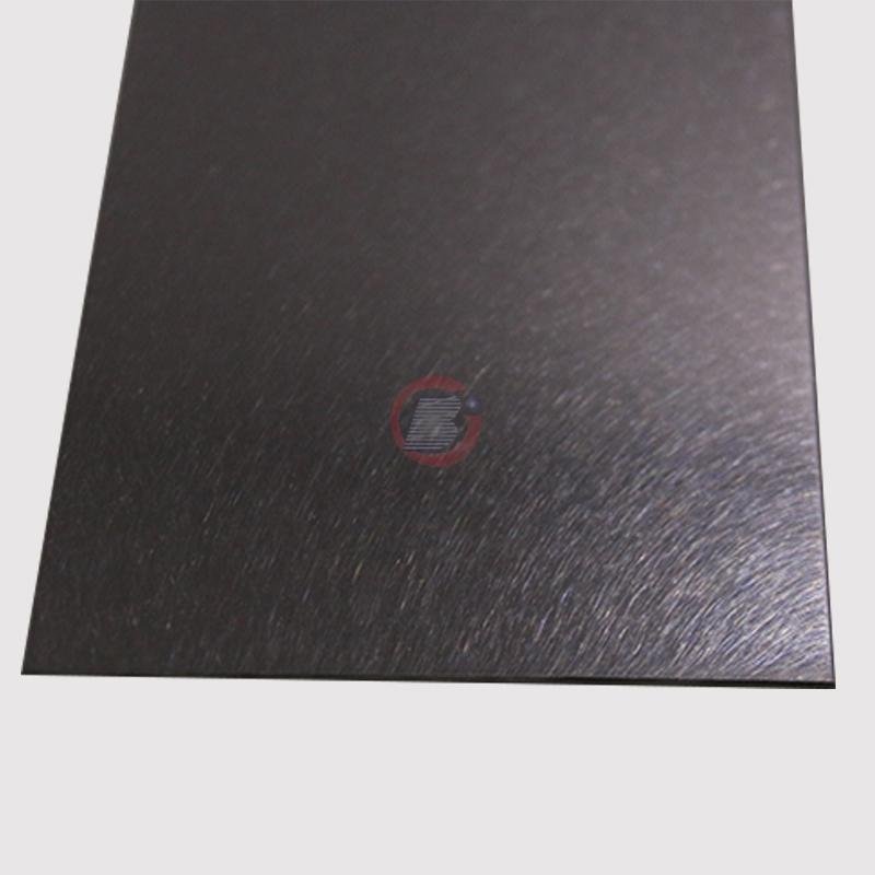 Gaobi Stainless steel, and grain, vacuum plated, dark black 2